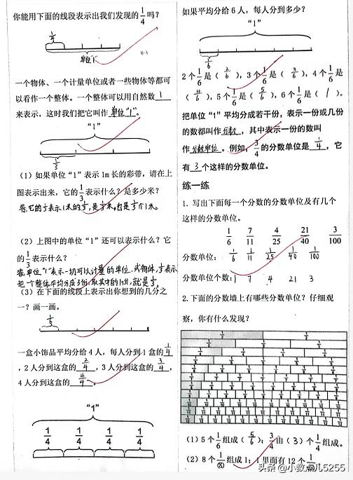 分数的初步认识教学设计学情分析（人教版分数的初步认识教学设计）