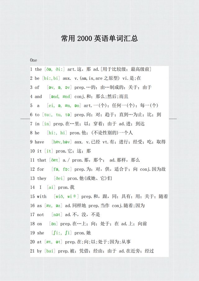 高中英语词汇表电子版，高中英语词汇表电子版免费下载