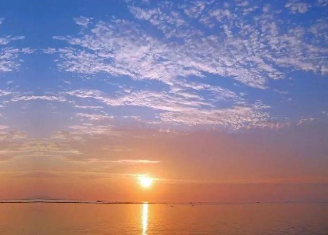 海边日出图片风景,冬天海边日出图片!