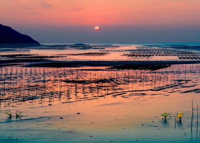 海边日出图片风景，冬天海边日出图片！